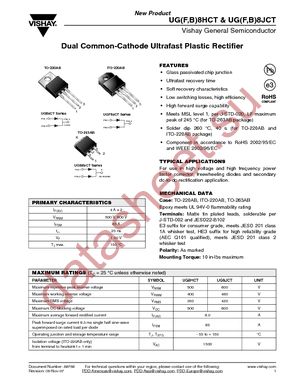 UGF8JCT-E3/45 datasheet  